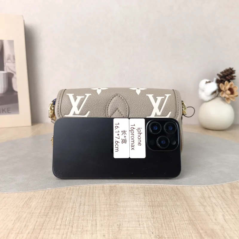 Louis Vuitton Crossbody Bag Diane Baguette Bag Empreinte Embossed Calfskin nano 19 × 6 × 10.5 cm — cover view 2 of 6