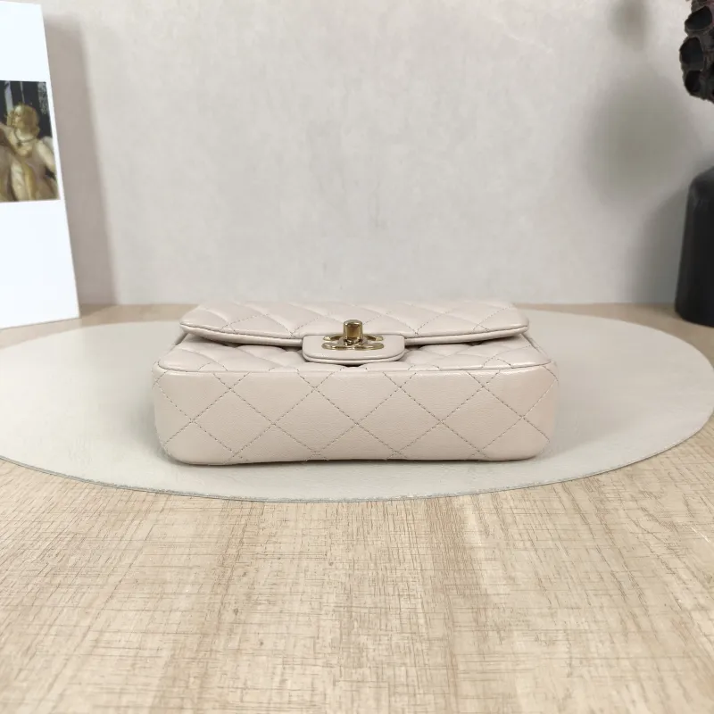 Chanel Crossbody Bag Classic Flap Large Mini CF Mini Collection Crossbody Bag Pink Lambskinmini18 × 5 × 12 cm — cover view 5 of 5