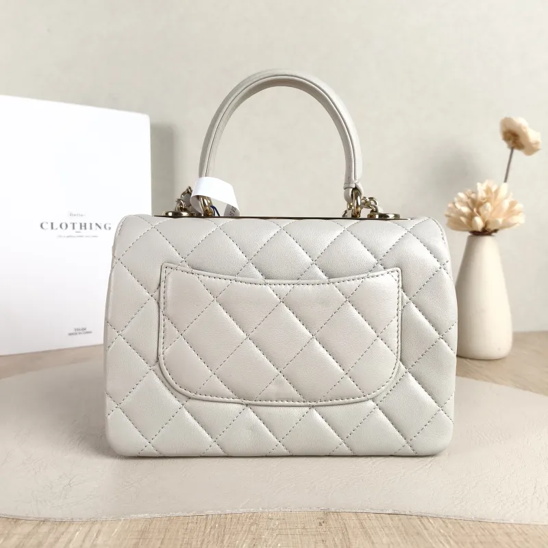Chanel Crossbody Bag Trendy CC Grey Lambskin Mini 19.5 × 8 × 14.5 cm — cover view 2 of 5