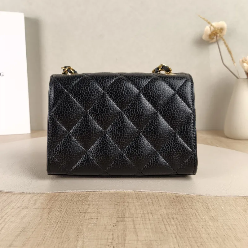 Chanel Crossbody Bag26c Crossbody Bag Black Grained Calfskinmini19 × 7 × 13 cm — cover view 4 of 6