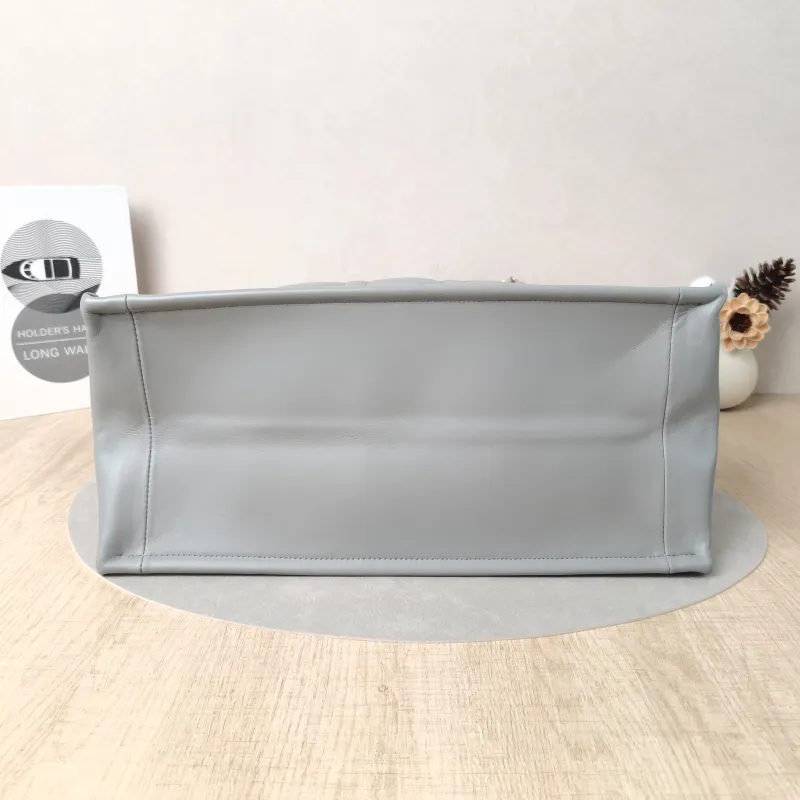 DIOR Top Handle Bag Book Tote Green Calfskin Medium 36 × 16.5 × 27.5 cm — cover view 3 of 6