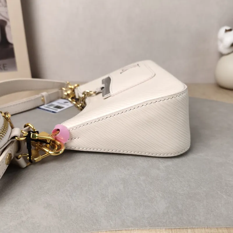 Louis Vuitton Shoulder Bag MARELLINI White Epi Embossed Calfskin Mini 19 × 6.5 × 13.5 cm — detail view 13 of 13