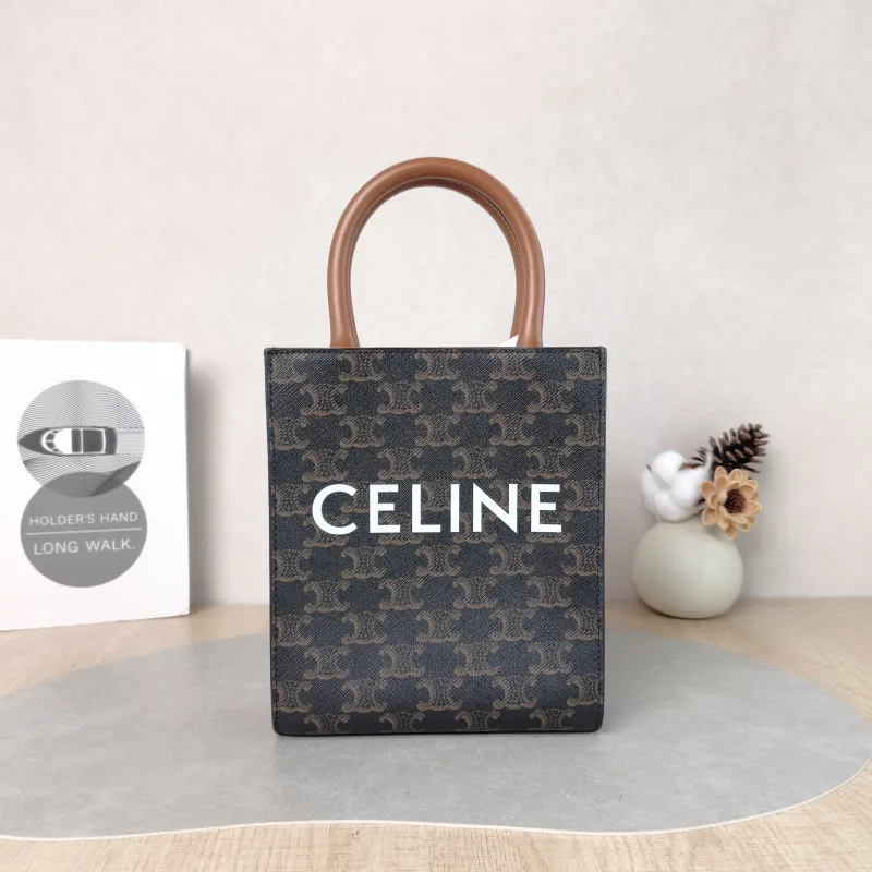 CELINE Crossbody Bag CABAS Mini Monogram PVC Mini 17 × 4 × 20.5 cm