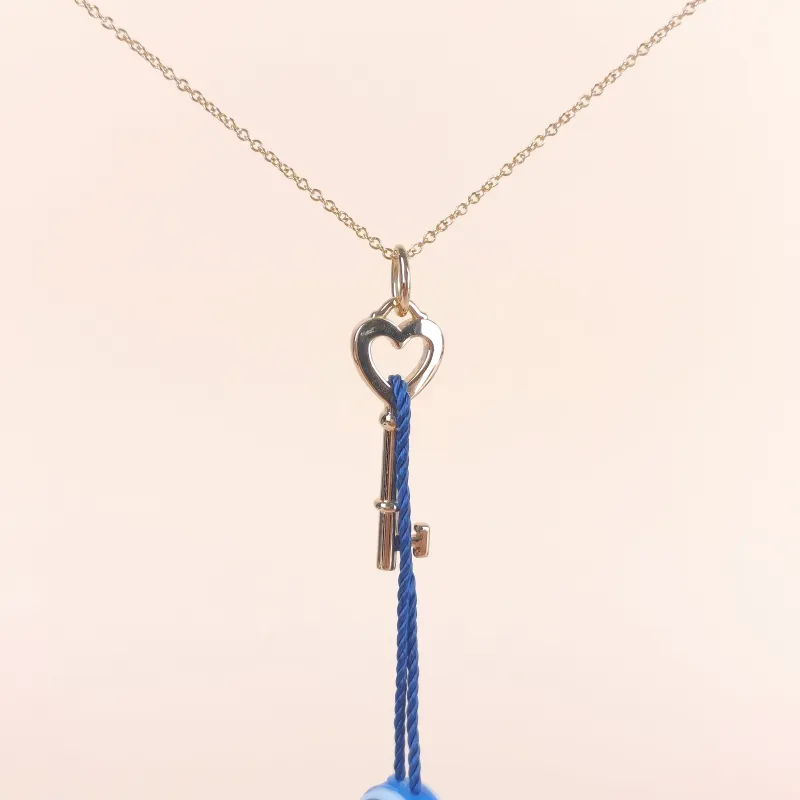 Tiffany&Co. Pendant Keys Collection Necklace Gold18k One Size43cm