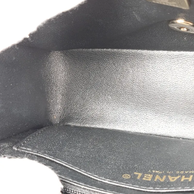Chanel Crossbody Bag cf mini Edition Black Lambskin mini 20 × 6 × 12 cm — detail view 8 of 16