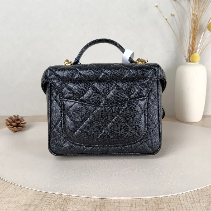 Chanel Crossbody Bag Box Black Calfskin One Size17 × 7 × 14.5 cm — cover view 5 of 5
