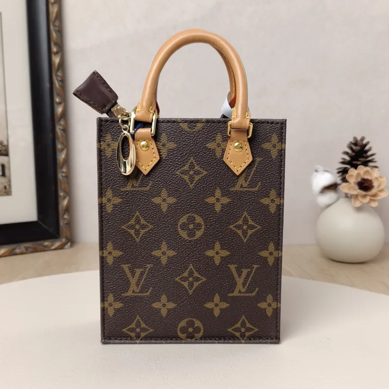 Louis Vuitton Crossbody Bag PETIT SAC PLAT Mini Monogram PV Cmini14 × 5 × 17 cm — cover view 4 of 9
