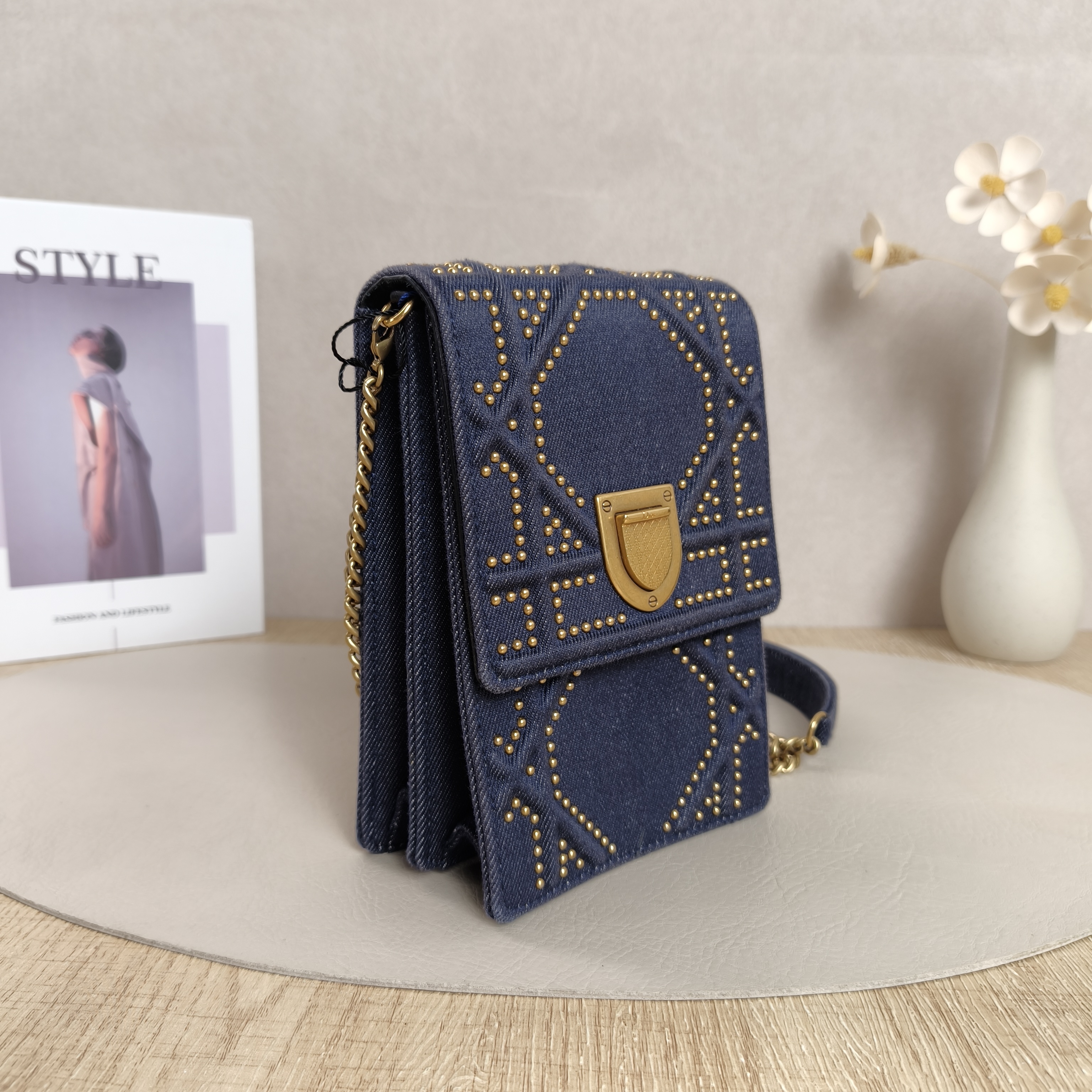 DIOR Crossbody Bag ama Blue One Size11.5 × 7 × 16.5 cm — cover view 5 of 10