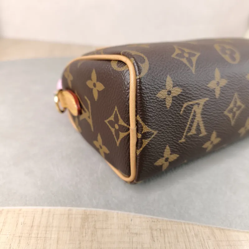 Louis Vuitton Crossbody Bag Speedy Nano Shoulder Strap PVC nano 16 × 7.5 × 10 cm — detail view 10 of 11