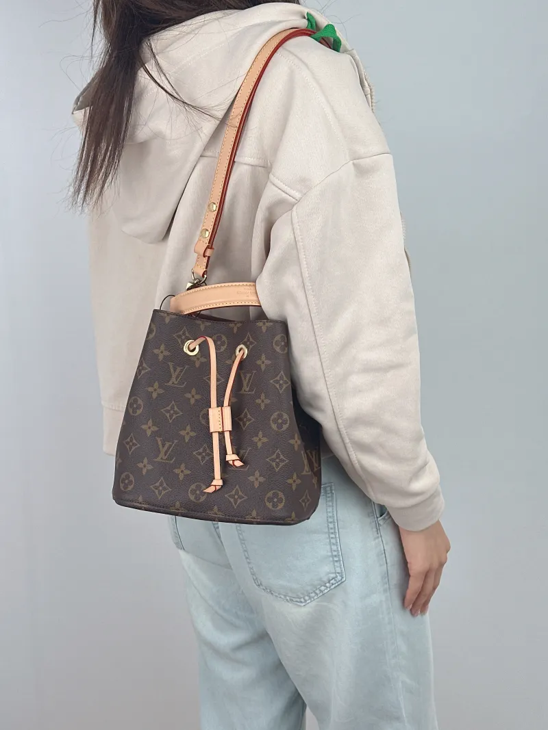 Louis Vuitton Crossbody Bag NÉONOÉ Bucket Bag BB Monogram PVC BB 20 × 13 × 20 cm — on-model view 3 of 3