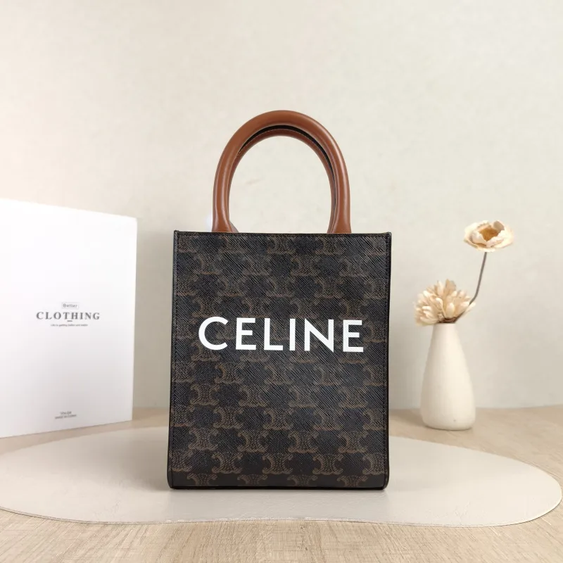 CELINE Crossbody Bag CABAS Mini Monogram PV Cmini17 × 4 × 20.5 cm