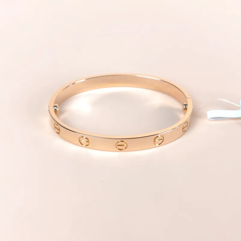 CARTIER Bangle Love Collection Bangle Rose Gold 18KR ose Gold Edition 16