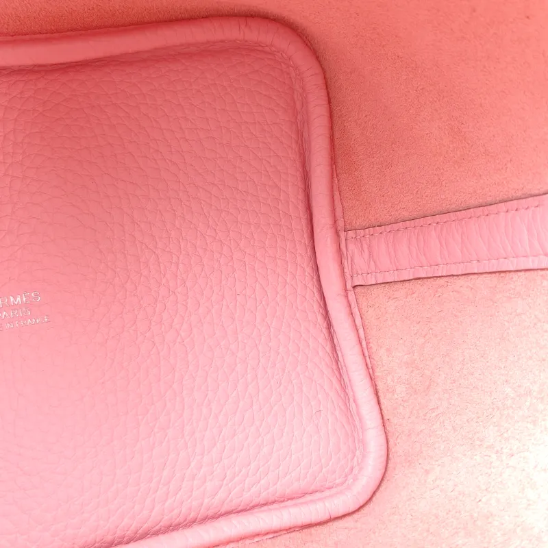 Hermès Top Handle Bag Picotin Lock 18 18 Pink Taurillon Clemence TC Calfskin Small 18 × 13 × 18 cm K — detail view 2 of 12