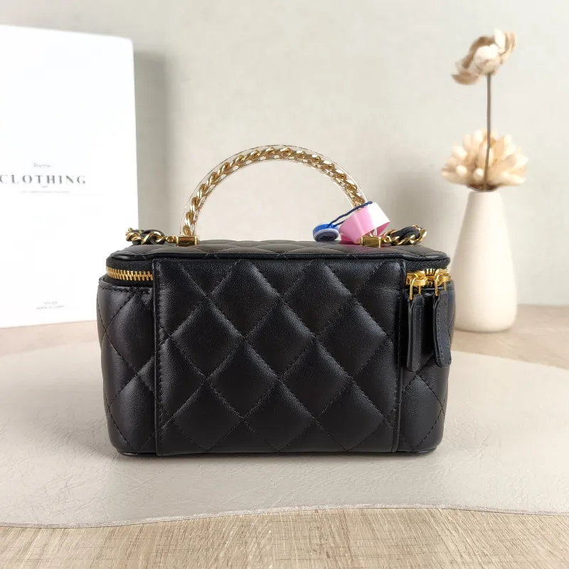 Chanel Crossbody Bag Edition Black Lambskin Mini 16 × 8 × 9.5 cm — cover view 2 of 5