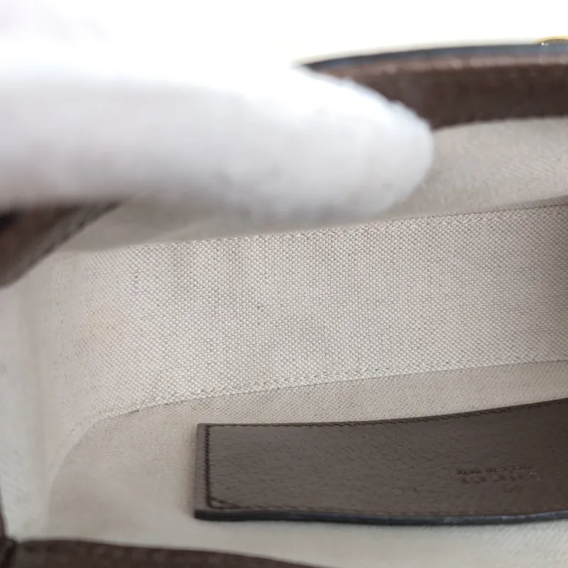 GUCCI Crossbody Bag Horsebit 1955 Horsebit Small Canvas 20.5 × 5 × 14.5 cm — detail view 12 of 12