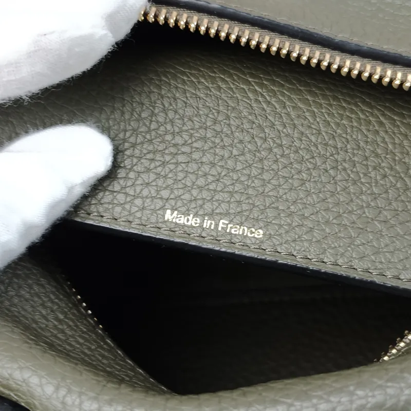 DELVAUX Top Handle Bag Cool Box Box Shoulder Bag Colorblock Calfskinmini21 × 11 × 13 cm — detail view 8 of 17