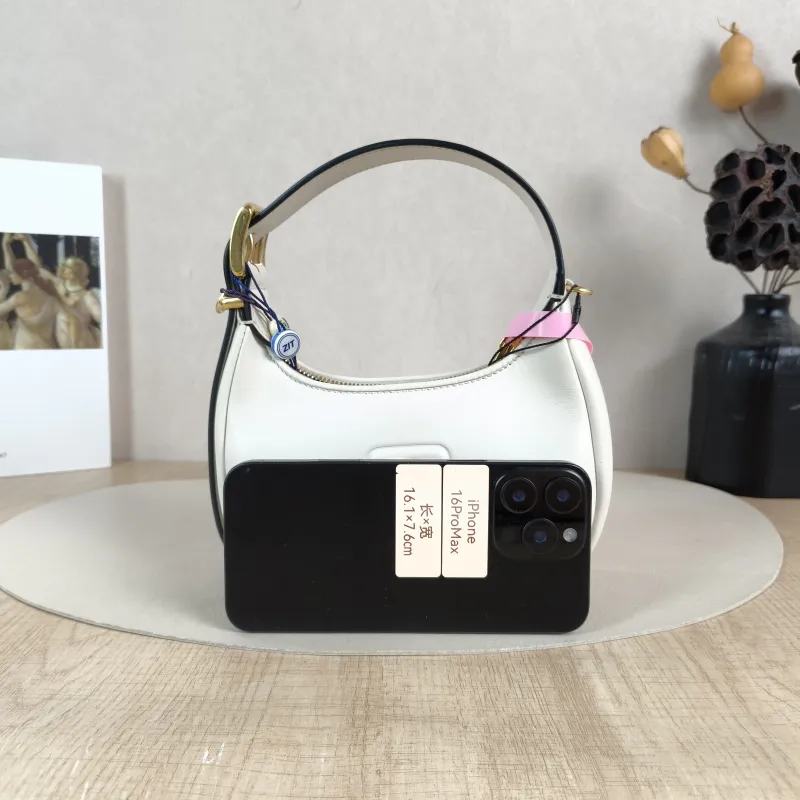 Miumiu Shoulder Bag Hobo Shoulder Bag White Calfskin One Size 18 × 6 × 11 cm — cover view 5 of 5