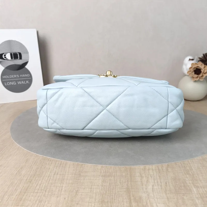 Chanel Crossbody Bag19Bag Blue SL ambskin Small26 × 9 × 16 cm — cover view 2 of 5