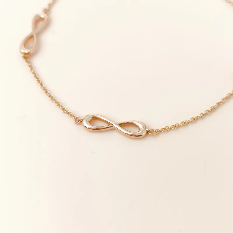 Tiffany&Co. Bracelet Infinity Collection Endless Bracelet Rose Gold 18KR ose Gold One Size16.5cm — cover view 2 of 11