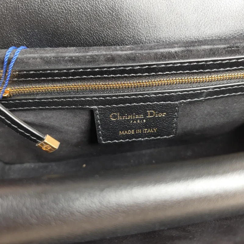 DIOR Shoulder Bag Jolie Top Handle Pearl Crossbody Bag Black Calfskin Small22 × 8 × 14 cm — detail view 6 of 12