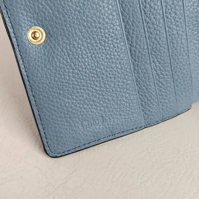 Chloé Wallet Wallet Blue Calfskin One Size12 × 2 × 10.5 cm — detail view 5 of 8
