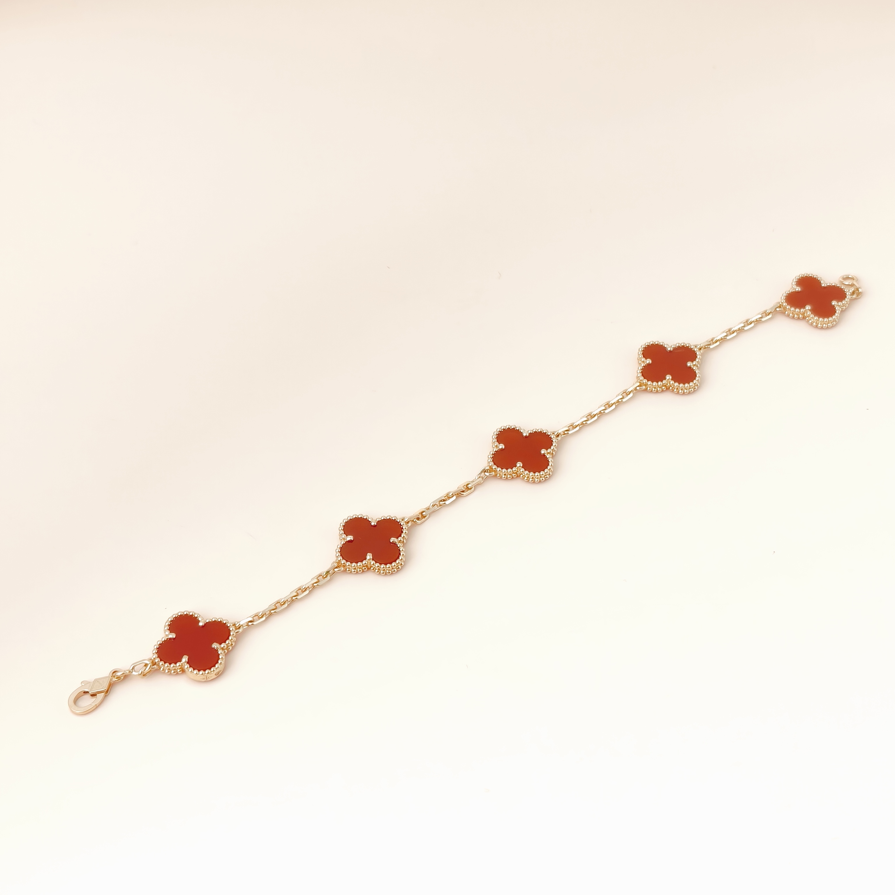 Van Cleef & Arpels Bracelet Alhambra Alhambra Collection Five-Motif Bracelet 18KY ellow Gold Vintage Small19cm โ cover view 11 of 12