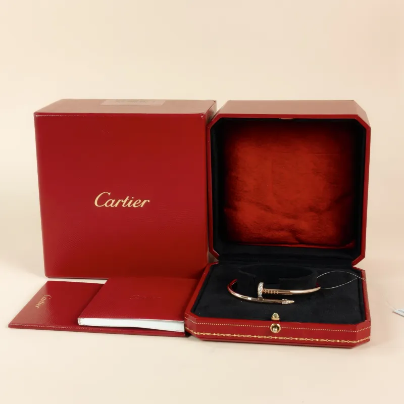 CARTIER Bangle Juste un Clou Bangle Rose Gold Diamond18KR ose Gold Edition 17 — cover view 4 of 8