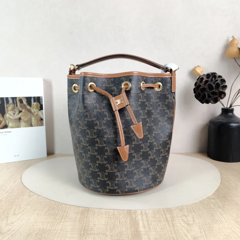 CELINE Crossbody Bag CLARA Monogram PVC Medium 20 × 20 × 24 cm