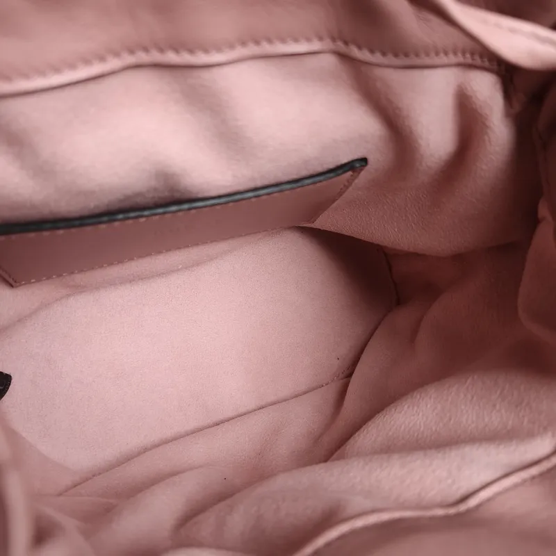 GUCCI Backpack GG Marmont Marmont Backpack Pink Lambskin Mini 20 × 11 × 19 cm — detail view 9 of 11