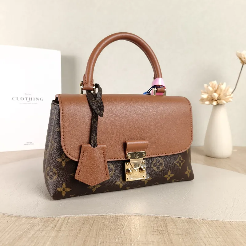 Louis Vuitton Crossbody Bag MADELEINE PVC · Calfskin BB 24.5 × 8 × 16 cm — cover view 3 of 5