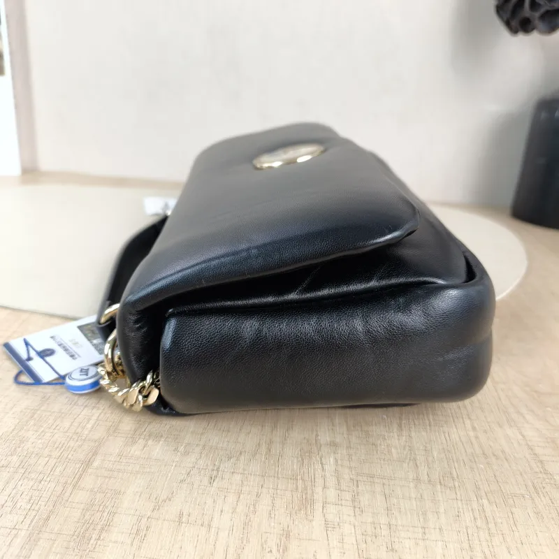 GUCCI Crossbody Bag GG Milano Collection Shoulder Bag Black Lambskin Small 26 × 6 × 14 cm — detail view 12 of 13
