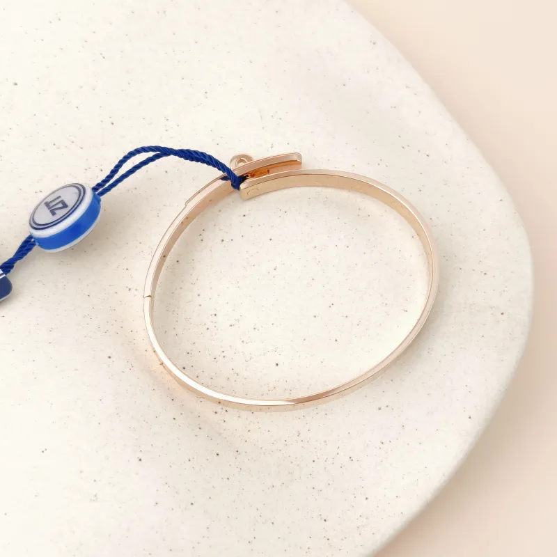 Hermès Bangle Kelly Bangle Rose Gold 18KR ose Gold One Size 15.8cm — cover view 6 of 10