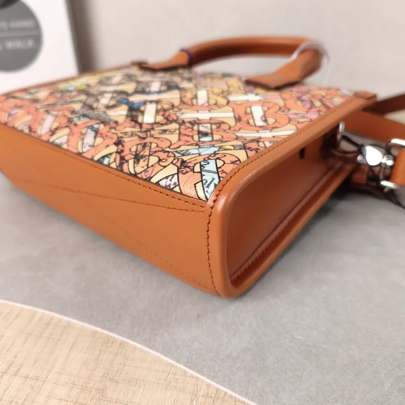 BURBERRY Top Handle Bag Tote Bag PVC One Size 19 × 5.5 × 13.5 cm — detail view 6 of 9