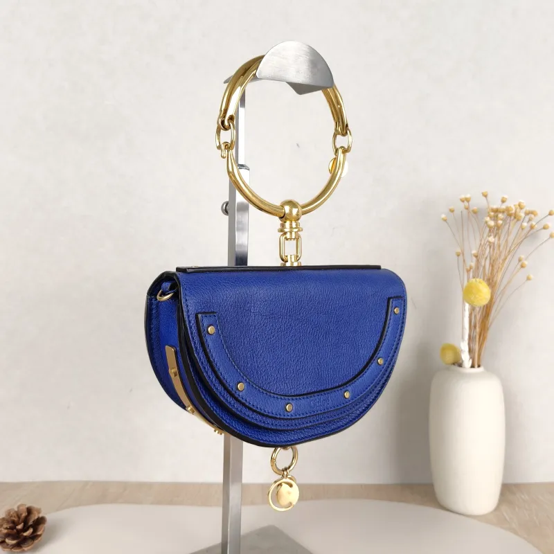 Chloé Crossbody Bagnile Top Handle Crossbody Bag Blue Calfskin One Size19.5 × 6 × 12 cm — cover view 3 of 5
