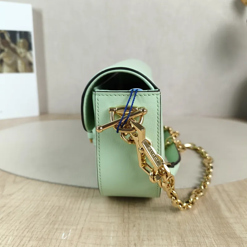 GUCCI Crossbody Bag Horsebit 1955 Horsebit Small Calfskin Small 24 × 5.5 × 13 cm — detail view 1 of 13