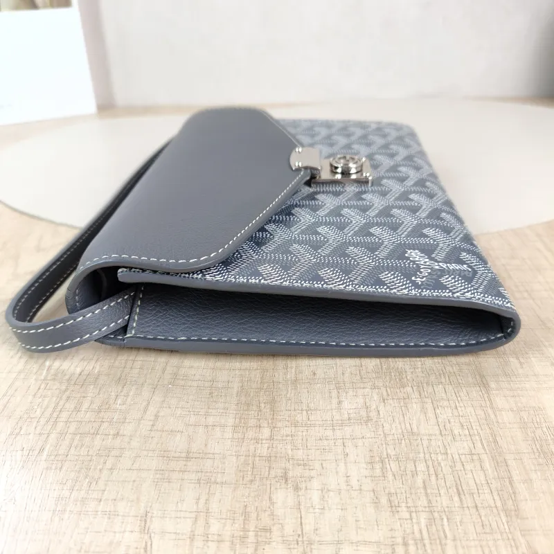 GOYARD Crossbody Bag Chypre Crossbody Bag Grey PVC One Size 21 × 4 × 16 cm — detail view 8 of 13