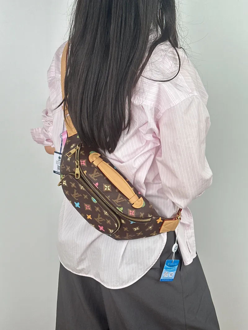 Louis Vuitton Belt Bag Rush Belt Bag Tyler PVC One Size 30 × 8 × 15 cm — on-model view 2 of 2