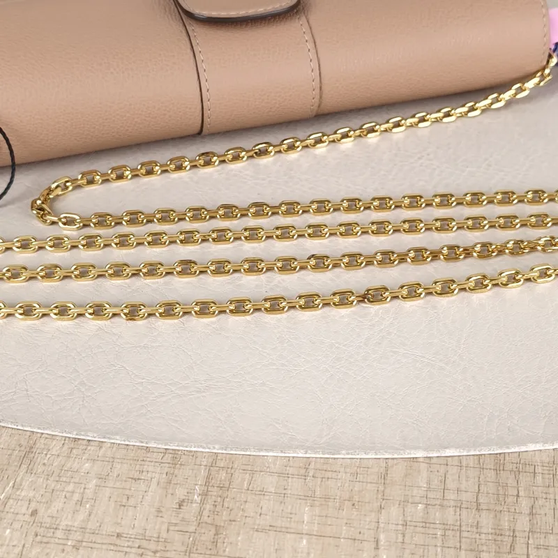 DELVAUX Crossbody Bag Brillant Long Wallet Chain woc Brown Calfskin Mini 21 × 3 × 12 cm — detail view 10 of 10
