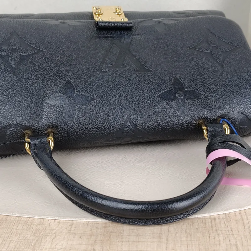 Louis Vuitton Crossbody Bag MADELEINE Black Monogram Empreinte Embossed Calfskin Medium 30 × 11 × 19.5 cm — detail view 13 of 13