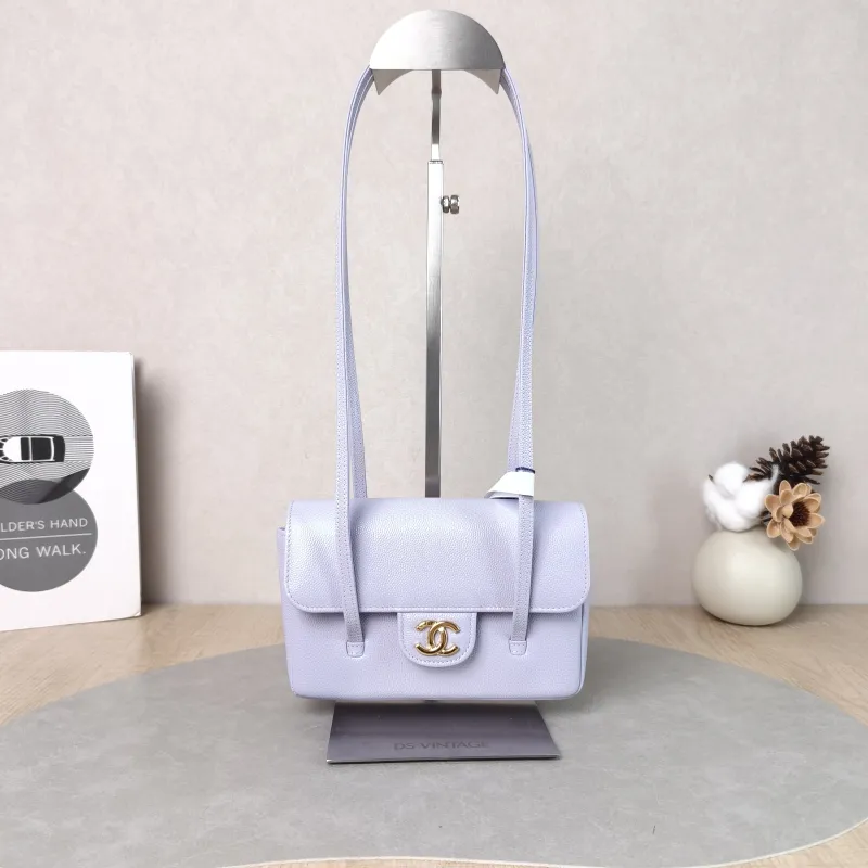 Chanel Shoulder Bag 26p preppy coco Calfskin Mini 17 × 5 × 11.5 cm