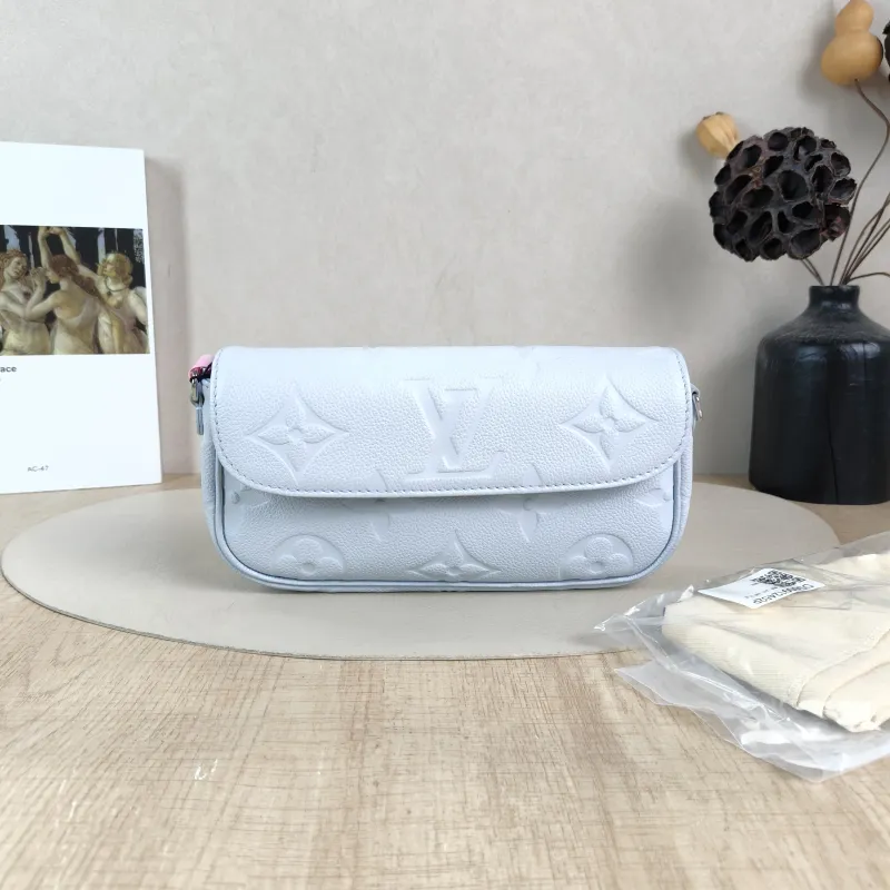 Louis Vuitton Crossbody Bag IVY Blue Empreinte Embossed Calfskin Small 23.5 × 4.3 × 12 cm — cover view 5 of 6