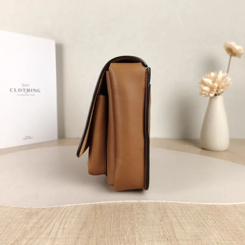 SAINT LAURENT Crossbody Bag Niki Besace Messenger Bag Caramel Calfskin Small 21.5 × 9.5 × 16 cm — detail view 7 of 12