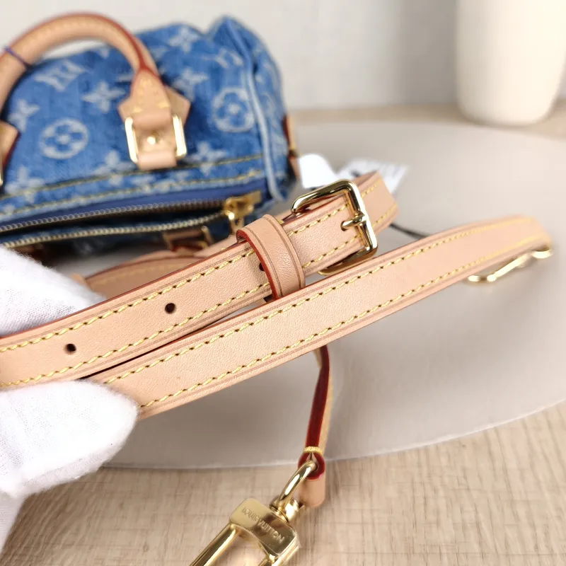 Louis Vuitton Crossbody Bag Speedy Nano Blue Edition nano 16 × 7.5 × 10 cm — detail view 10 of 13