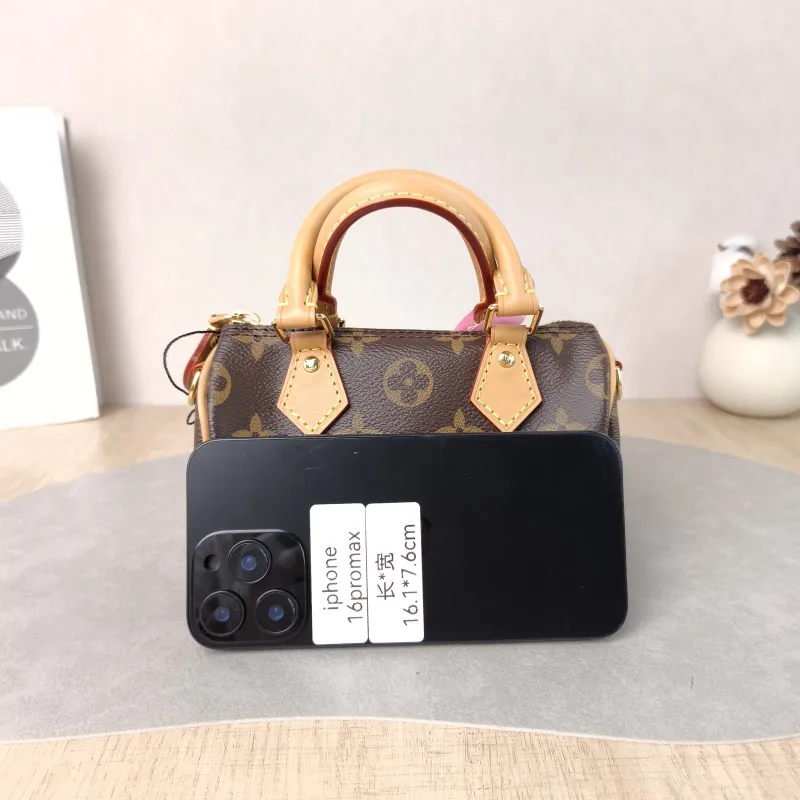 Louis Vuitton Crossbody Bag Speedy Nano Shoulder Strap PVC nano 16 × 7.5 × 10 cm — cover view 2 of 6