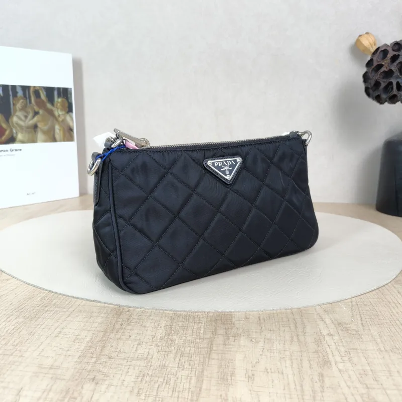 PRADA Crossbody Bag Crossbody Bag Black Nylon One Size23 × 6 × 13 cm — cover view 2 of 5