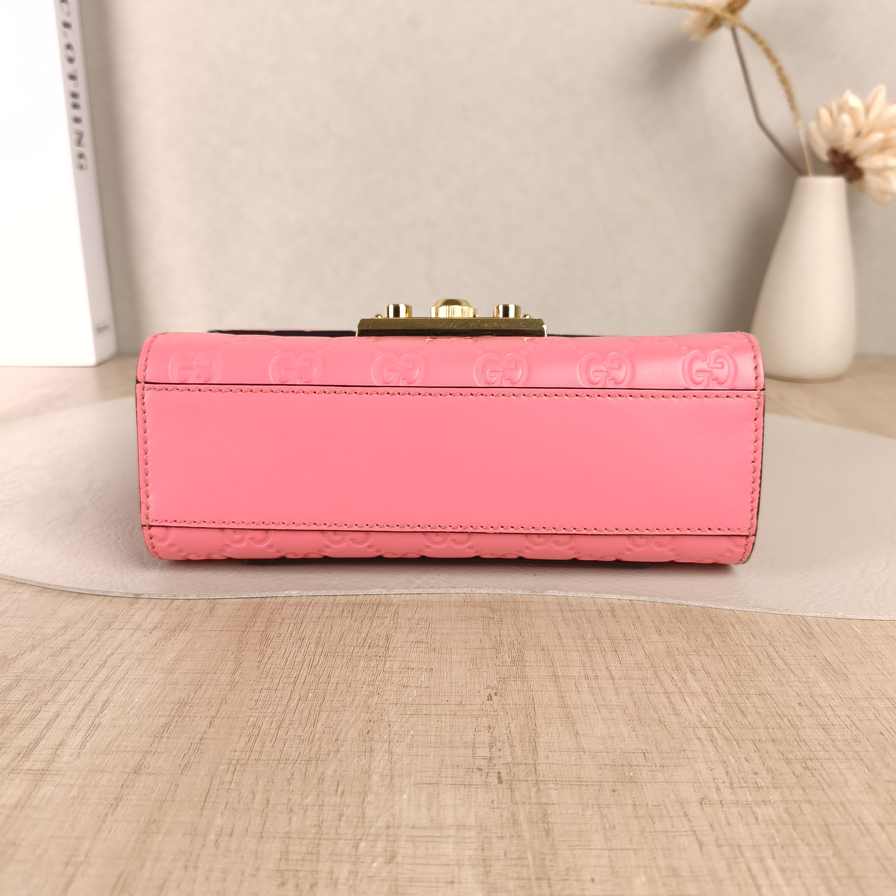 GUCCI Crossbody Bag Padlock Pink Calfskin Small20.5 × 7.5 × 13 cm — cover view 5 of 5