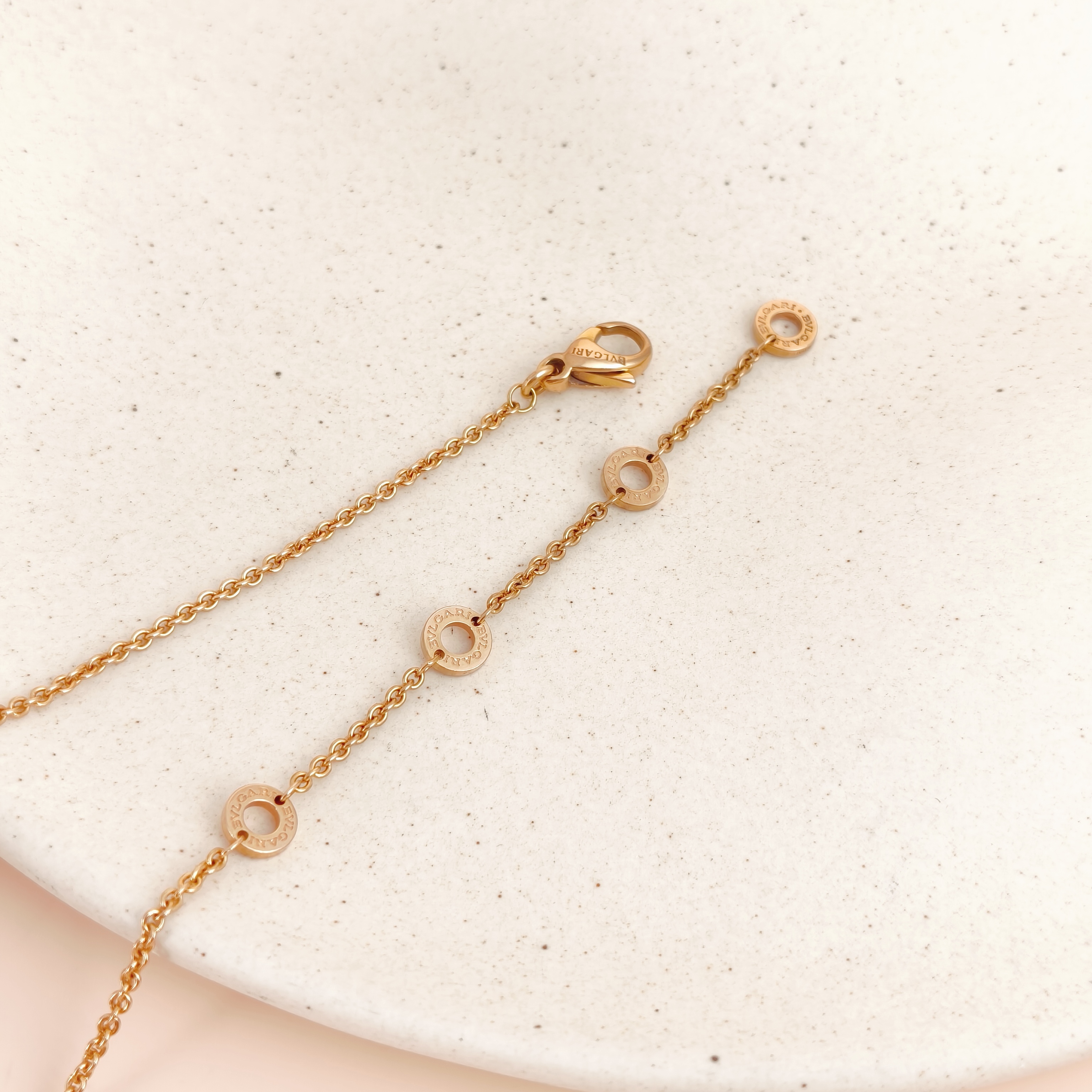 Bvlgari Necklace B.ZERO1Collection White Rose Gold 18KR ose Gold One Size46cm — cover view 2 of 8