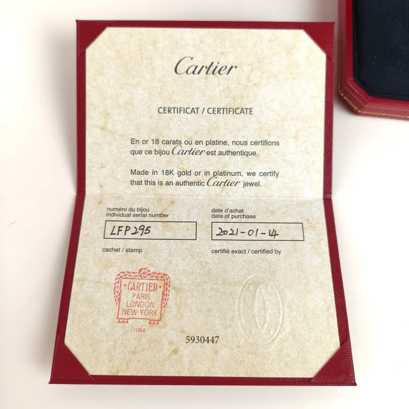 CARTIER Necklace Juste un Clou Necklace White Gold Diamond18KW hite Gold One Size 40cm — detail view 1 of 1