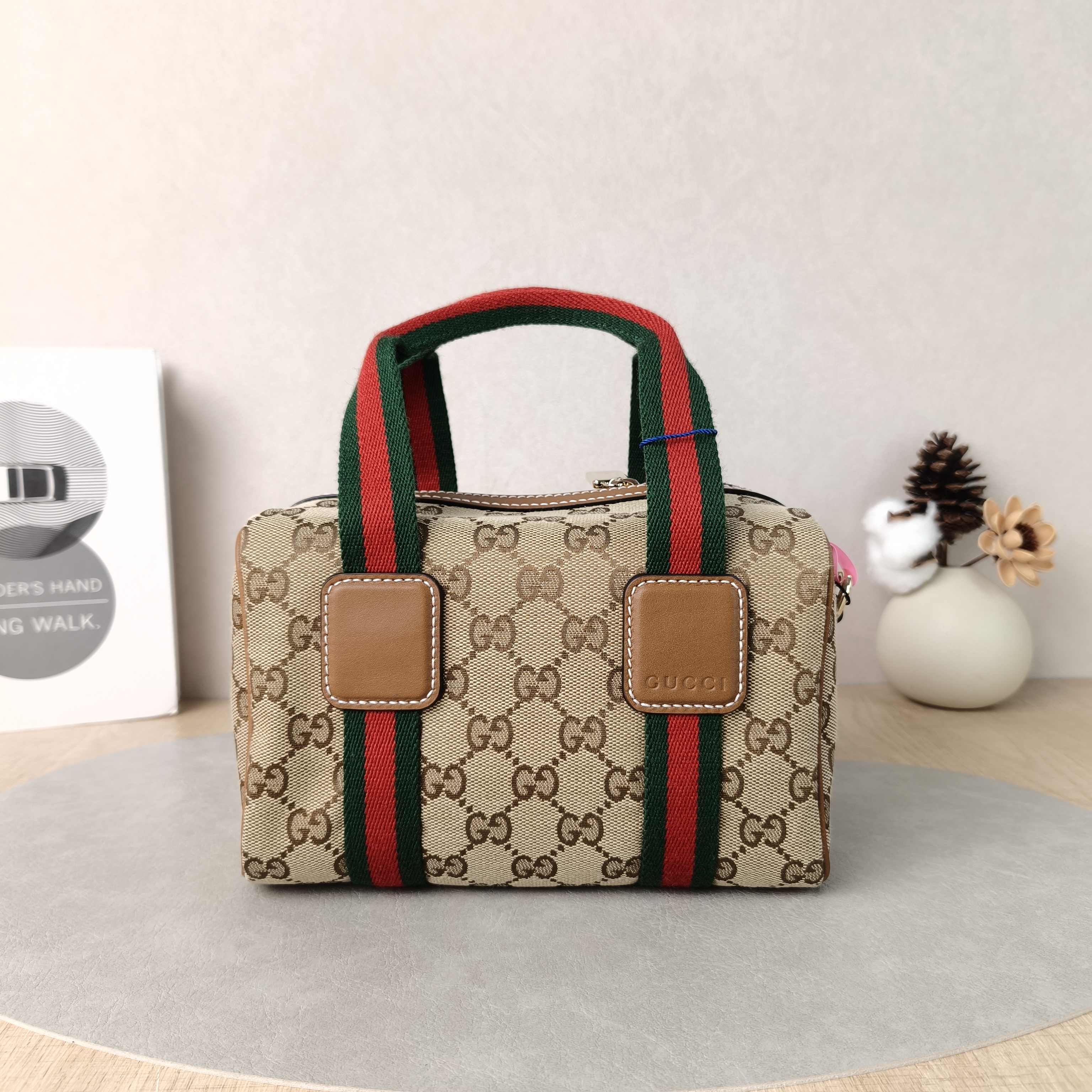 GUCCI Crossbody Bag GG Brown Canvasmini20 × 13 × 13 cm