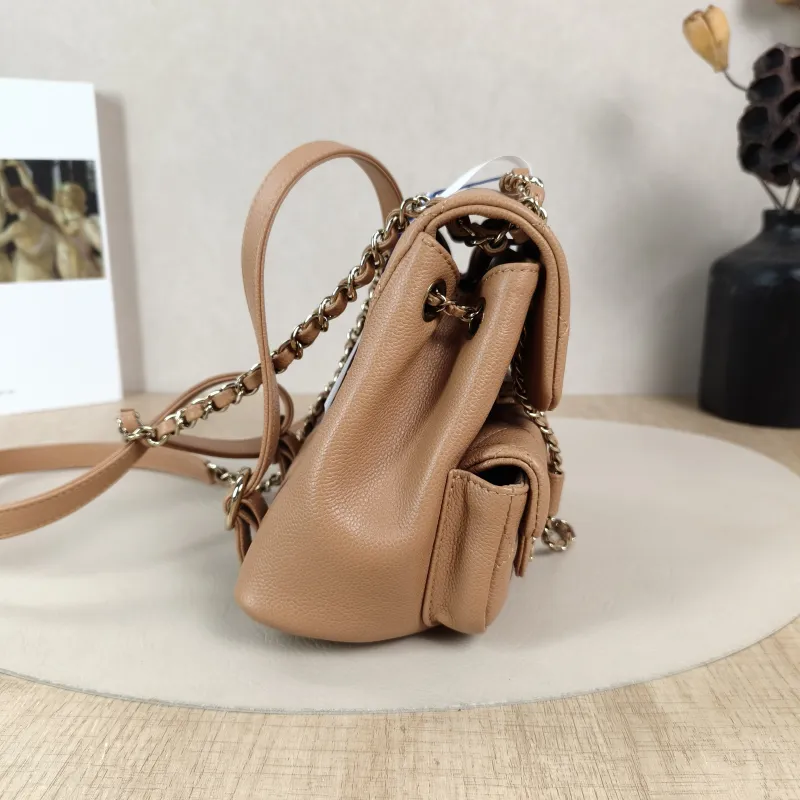 Chanel Backpack Duma Grained Calfskin Small16.5 × 10 × 17.5 cm — detail view 9 of 14